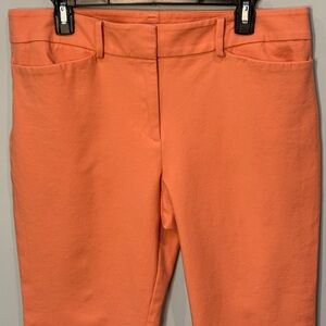 Ann Taylor apricot cropped dress pants Size 10